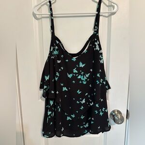 Torrid Butterfly Layered Top